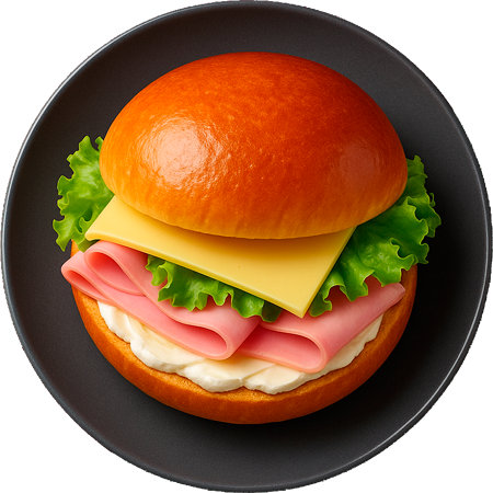 Sanduiche Pão Brioche