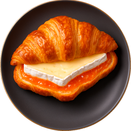 Croissant Queijo Brie