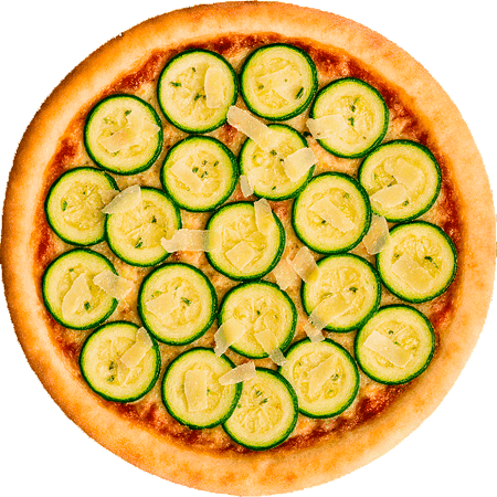 Pizza Abobrinha com Parmesão